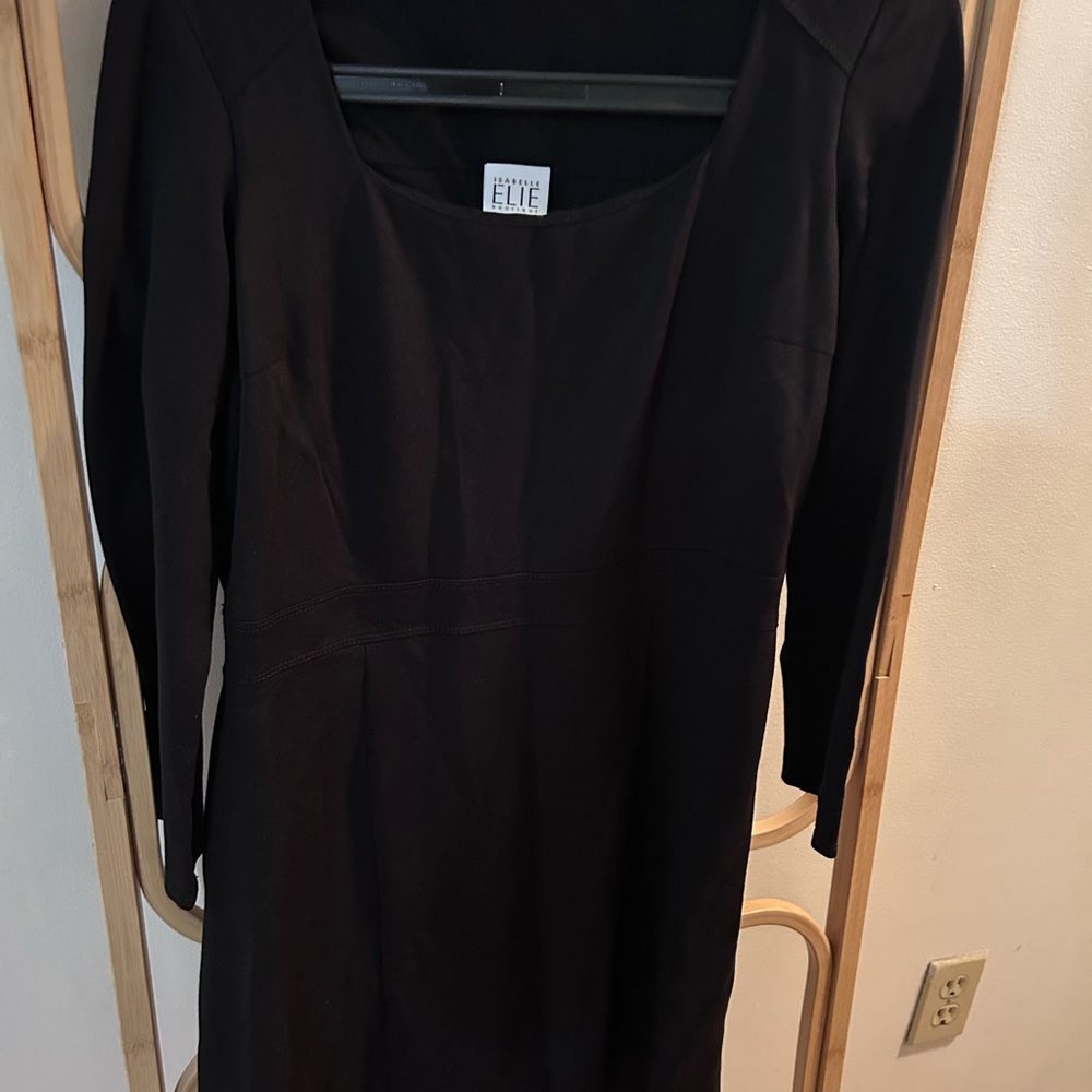 Isabelle Elie elegant  black dress